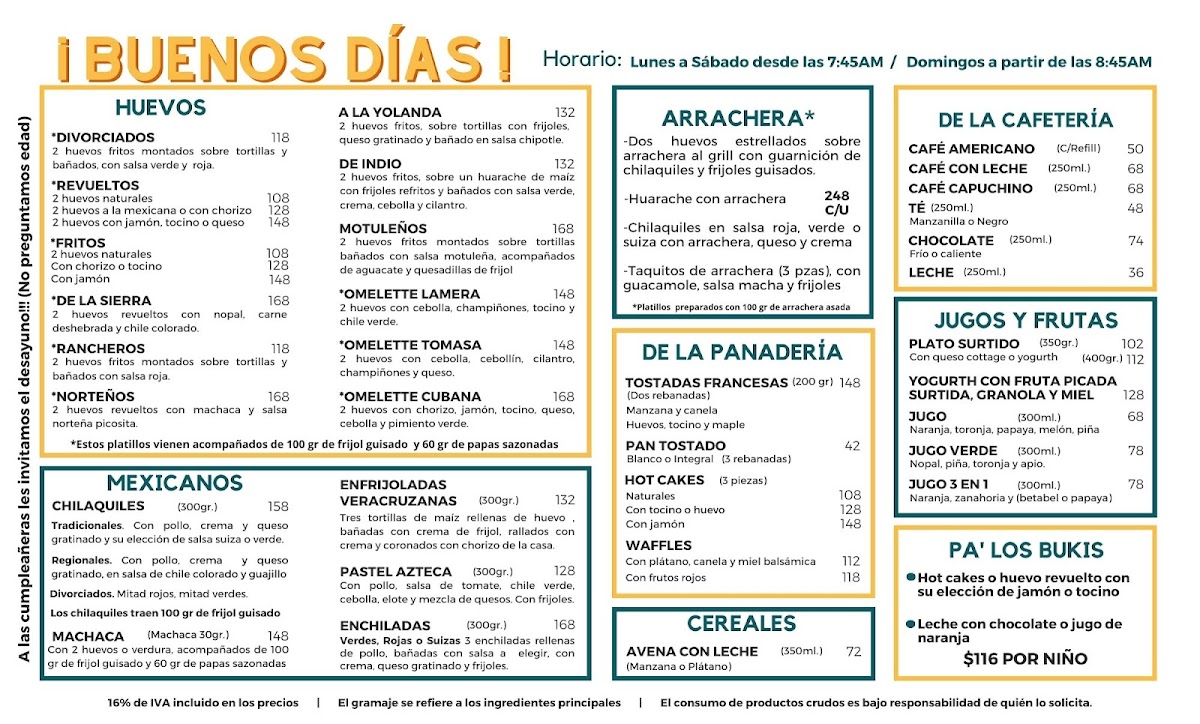 El Marcos Hermosillo Menu - Image 2